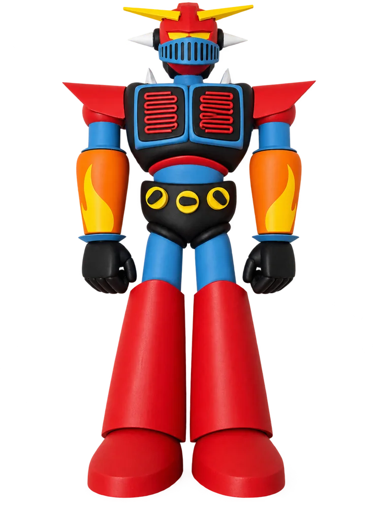 Robot rojo articulado